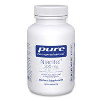 Thumbnail for Pure Encapsulations Niacitol 500 mg | Hypoallergenic No-Flush Niacin to Support Digestion, Hormone Synthesis, and Tissue Formation* | 120 Capsules