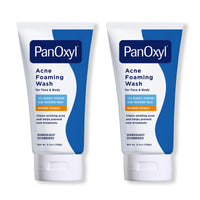 Thumbnail for PanOxyl 10% Benzoyl Peroxide Acne Foaming Wash, Maximum Strength, Daily Acne-Fighting Face & Body Cleanser, Face Wash to Clear, Treat and Prevent Acne Pimples and Stubborn Breakouts, 5.5 Oz, Pack of 2
