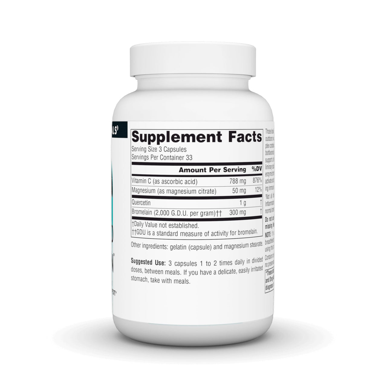 Source Naturals Activated Quercetin, Bioflavanoid Complex, for Seasonal & Immune Support* - 100 Capsules