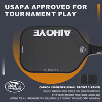 Thumbnail for Aihoye PRO Pickleball Paddles- Raw T700 Carbon Fiber Textured Surface (CFS) with High Grit & Spin, Pickleball Paddles Set of 2 with 16MM Polypropylene Honeycomb Core, USAPA Approved