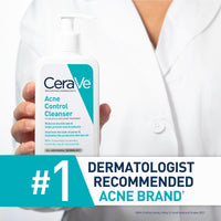 Thumbnail for CeraVe Acne Control Cleanser, 2% Salicylic Acid Treatment Formulated With Niacinamide + Ceramides + Oil Absorbing Clay, Gentle Face Wash Helps Clear & Prevent Acne, Fragrance Free, 16 Ounce
