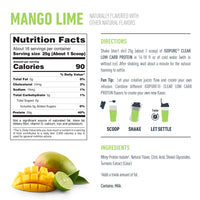 Thumbnail for Isopure Clear Whey Isolate Protein Powder Infusions, Lactose Free, Gluten Free, Naturally Flavored, Mango Lime, 20g Protein Per Serving, 14.1 Oz, 16 Servings