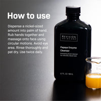 Thumbnail for Revision Skincare Papaya Enzyme Cleanser, Energizing Facial Cleanser with Salicylic Acid, Soothing and Exfoliating, 6.7 fl oz