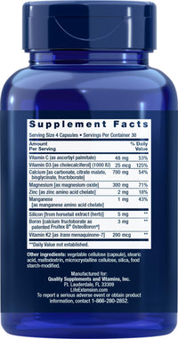 Thumbnail for Life Extension Bone Restore Calcium Supplement with Vitamin K2, 120 Capsules (Pack of 2)