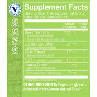 Thumbnail for The Vitamin Shoppe Supreme Green Tea 100MG, with 90% Polyphenols, Antioxidant That Supports Cellular Health, Metabolism Support (4 Fluid Ounces Liquid)