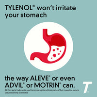 Thumbnail for TYLENOL Extra Strength Acetaminophen 500 mg Caplets 24 each
