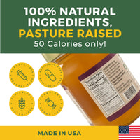 Thumbnail for Healo Foods Heritage Chicken Bone Broth - Rich in Natural Collagen & Protein - Gluten-Free, Non-GMO, Premium* Sipping Bone Broth - Pasture-Raised | Regeneratively Sourced | Better than Organic- 14 fl. oz (Pack of 6)