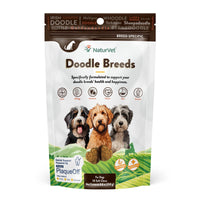 Thumbnail for NaturVet Doodle Breeds Supplement- for Joint Support, Digestion, Skin, Coat Care- Dog Multivitamins with Minerals, Omega-3, PlaqueOff- Wheat-Free Vitamins for Dogs- Doodle Breeds- 50 Soft Chews