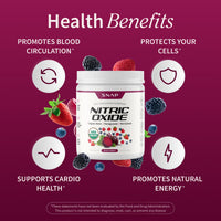 Thumbnail for Snap Supplements Organic Beet Root Powder Nitric Oxide Supplement for Men & Women, Red Spinach & Pomegranate, Supports Healthy Energy & Blood Pressure Already in Normal Range, 30 Servings, Mixed Berry