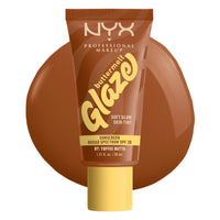 Thumbnail for NYX PROFESSIONAL MAKEUP Buttermelt Glaze Soft Glow Skin Tint + SPF 30, Up To 12HR Wear, 07 Toffee Butta