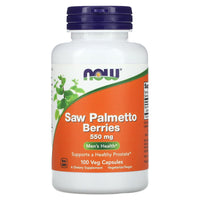 Thumbnail for Now Foods Saw Palmetto 550mg 100 Vcaps
