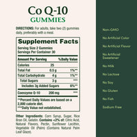 Thumbnail for Nature's Bounty CoQ10 Gummies, Supports Heart Health, CoQ10 200mg, Peach Mango Flavor, 60 Count