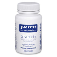 Thumbnail for Pure Encapsulations Silymarin - 250 mg Milk Thistle Per Capsule - Liver Health Support* - Antioxidants Supplement - Non-GMO & Vegan - 120 Capsules