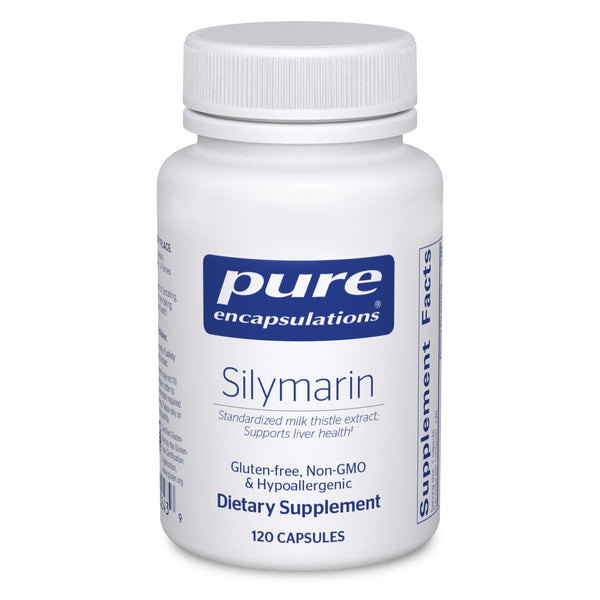 Pure Encapsulations Silymarin - 250 mg Milk Thistle Per Capsule - Liver Health Support* - Antioxidants Supplement - Non-GMO & Vegan - 120 Capsules