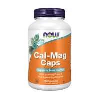 Thumbnail for NOW Supplements, Cal-Mag Caps with Vitamin D and Supporting Minerals, Supports Bone Health*, 240 Veg Capsules