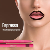 Thumbnail for Juvia's Place Coffee Shop Luxe Lip Liner - Espresso - Colorstay Matte Finish Lip Pencil, Makeup for Natural Long Lasting Beauty and Sensational Wear, Lip Stain Kiss Proof Cometics