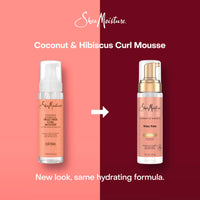 Thumbnail for SheaMoisture Curl Mousse for Curly Hair, Coconut & Hibiscus Styling Mousse for Frizz Control & Volume, with Shea Butter, 7.5 oz