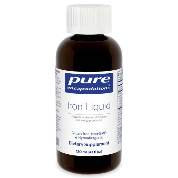 Pure Encapsulations Iron Liquid | Hypoallergenic Supplement Supports Hemoglobin and Myoglobin Function* | 4.1 fl. oz.