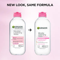 Thumbnail for Garnier Micellar Water, Hydrating Facial Cleanser & Makeup Remover, Suitable for Sensitive Skin, Vegan, Cruelty Free, 13.5 Fl Oz (400mL), 1 Count