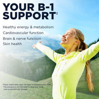 Thumbnail for KAL Vitamin B1 100 mg, Thiamine Supplement for Metabolism, Healthy Energy, Skin, Nervous System, Heart Health and Brain Support, Vegan Vitamin, 60-Day Money Back Guarantee, 100 Servings, 100 Tablets
