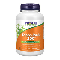 Thumbnail for NOW Foods Supplements, TestoJack™ 200 with Tongkat Ali, Tribulus, Maca and Horny Goat Weed, 120 Veg Capsules