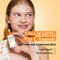 Thumbnail for Torriden CELLMAZING Vita C Ampoule 30ml (1.01 fl.oz.) | Refining Sagging Pores and Skin Texture | 5D Vitamin C, Seaweed Complex, Panthenol | Korean Facial Serum