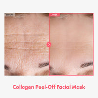 Thumbnail for TOSOWOONG Real Collagen Fit, Hydrolyzed Collagen Wrapping Mask, Peel Off Facial Mask for elasticity, Hydrating, Glow, Glass Skin, Face Moisturizer, Self Care, Korean Skin Care, 50ml, 1.69 fl. oz.