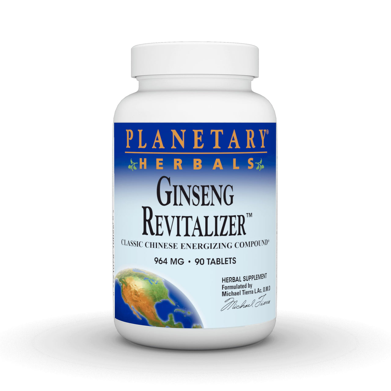 Planetary Herbals Ginseng Revitalizer, Classic Chinese Energizing Compound*, 964 mg - 90 Tablets