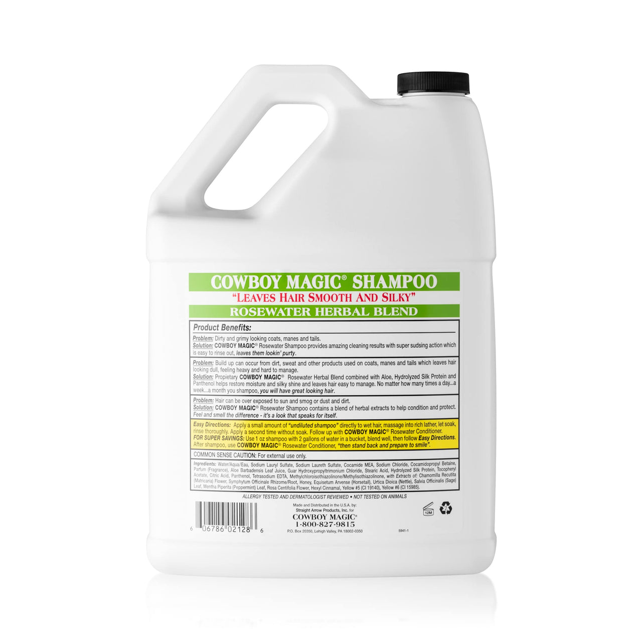 Cowboy Magic Rosewater Shampoo Refill 1 Gallon