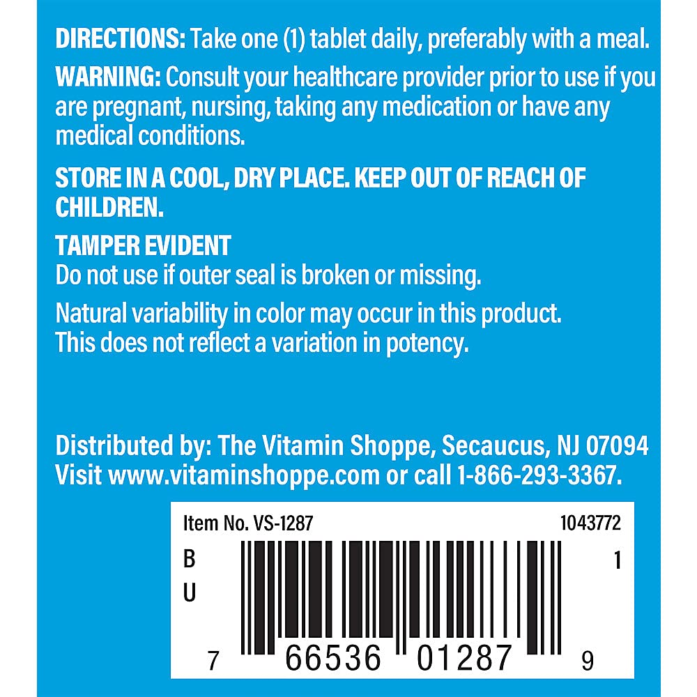 The Vitamin Shoppe Rutin 500MG, Supports Circulation, Supports Vascular Health, Aids in The Absorption of Vitamin C, Once Daily (100 Tablets)