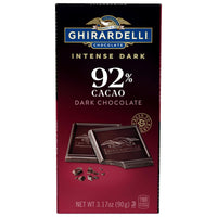 Thumbnail for GHIRARDELLI INTENSE DARK 92% Cacao Chocolate Bars, 3.17 oz Bar (Pack of 12) – Premium Extra Dark Chocolate for Gifting & Sharing