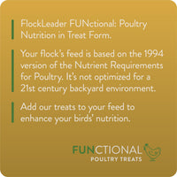 Thumbnail for FLOCKLEADER Shine, Functional Poultry Treats for Skin and Feather Support, 3.5 lb