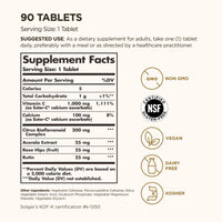 Thumbnail for Solgar Ester-C Plus 1000 mg Vitamin C (Ascorbate Complex), 90 Tablets - Gentle On The Stomach & Non Acidic - Antioxidant & Immune System Support - Non GMO, Vegan, Gluten-Free, Kosher - 90 Servings