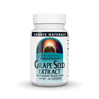 Thumbnail for Source Naturals Grape Seed Extract, Proanthodyn, Antioxidant Protection*, 100 mg - 60 Capsules