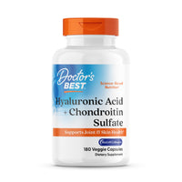 Thumbnail for Doctor's Best Hyaluronic Acid with Chondroitin Sulfate, Featuring BioCell Collagen, Non-GMO, Gluten Free, Soy Free, Joint Support, 180 Count (Pack of 1)