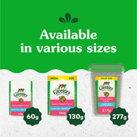 Thumbnail for Greenies Cat Treats, Feline Veterinarian-Recommended Adult Natural Dental Cat Treats, Savory Salmon Flavor, 9.75 oz. Tub