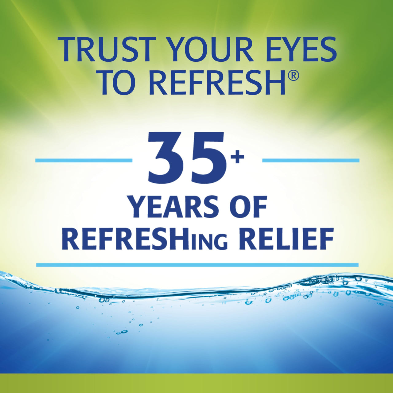 REFRESH RELIEVA PF Preservative-Free Artificial Tears Lubricant Eye Drops, 0.33 fl oz (10 mL), 1 Count