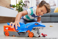 Thumbnail for Hot Wheels Shark Chomp Transporter & Includes 1:64 Vehicle