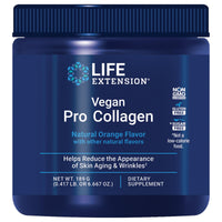 Thumbnail for Life Extension Vegan Pro Collagen, Collagen Builder Support, Skin Health, Type I Collagen Amino acids, gotu kola, Vitamin C, Gluten-Free, Non-GMO, Vegan, 30 Servings
