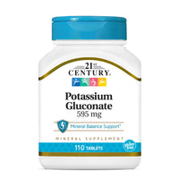 Thumbnail for 21st Century Potassium 595 mg Tablets, 110-Count