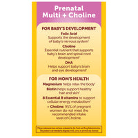 Thumbnail for Nature Made Prenatal Vitamin Softgels + Choline Capsules, Folic Acid + DHA + Choline, 60 Prenatal Vitamins for Women, 60 Choline Supplements Capsules, 60 Day Supply
