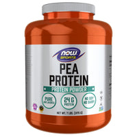 Thumbnail for NOW Foods Sports Nutrition, Pea Protein 24 g, Fast Absorbing, Unflavored Powder, 7-Pound
