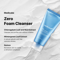 Thumbnail for medicube Zero Foam Cleanser for Sensitive Skin - Sebum Control, Moisture Balance, and Pore Minimization | Korean Skincare