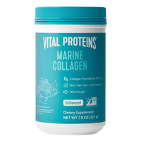 Thumbnail for Vital Proteins Marine Collagen Peptides Powder Supplement for Skin Hair Nail Joint - Hydrolyzed Collagen - 12g per Serving - 7.8 oz Canister