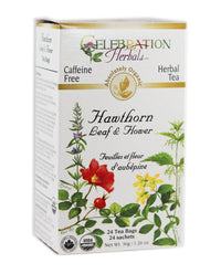 Thumbnail for CELEBRATION HERBALS Hawthorn Leaf & Flower Organic 24 Bag, 0.02 Pound