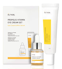 Thumbnail for iUNIK Propolis Vitamin Eye Cream Set (Eye Cream 1.01 fl.oz. & Mini Serum 0.51 fl.oz.) - Featuring Propolis Extract, Buckthorn