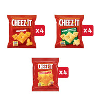 Thumbnail for Cheez-It Cheese Crackers, Baked Snack Crackers, Lunch Snacks, Variety Pack, 12.1oz Box (12 Packs)