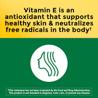 Thumbnail for Nature Made Vitamin E 180 mg (400 IU) dl-Alpha, Dietary Supplement for Antioxidant and Skin Support, 100 Softgels, 100 Day Supply