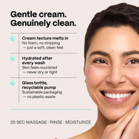 Thumbnail for Mad Hippie Cream Cleanser – Gentle Formula with Hyaluronic Acid, Jojoba Oil & Green Tea, Skin Barrier Protection, 4 Oz Ea