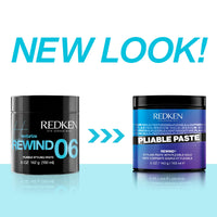 Thumbnail for Redken Pliable Styling Paste With Flexible Hold For All Hair Types - Adds Lightweight, Flexible Texture & Moisture, Medium Hold